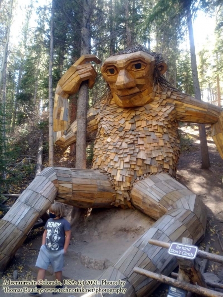 Breckenridge Troll - Exploring Breckenridge, Colorado: September 30, 2020. The Adventures of Sir Oisin Leif: https://technotink.net/adventures/?p=3015  Saga 1 - Dual states at https://technotink.net/adventures/?page_id=2.  Photography by Sir Oisin Leif, Thomas Baurley, Leaf McGowan, Technotink.net/photography  (c) 2020. All rights reserved.