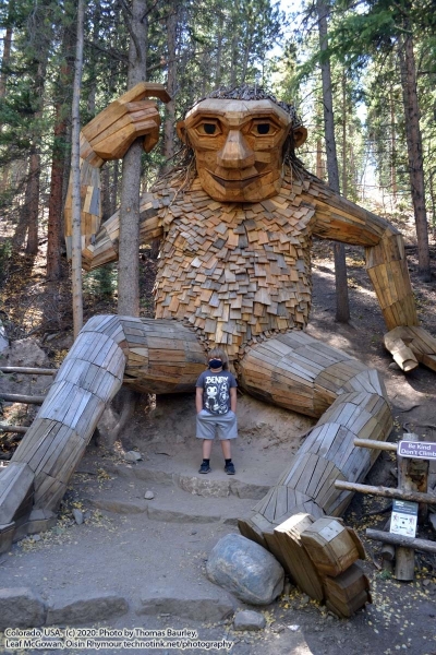 The Breckenridge Troll - Exploring Breckenridge, Colorado: September 30, 2020. The Adventures of Sir Oisin Leif: https://technotink.net/adventures/?p=3015  Saga 1 - Dual states at https://technotink.net/adventures/?page_id=2.  Photography by Sir Oisin Leif, Thomas Baurley, Leaf McGowan, Technotink.net/photography  (c) 2020. All rights reserved.