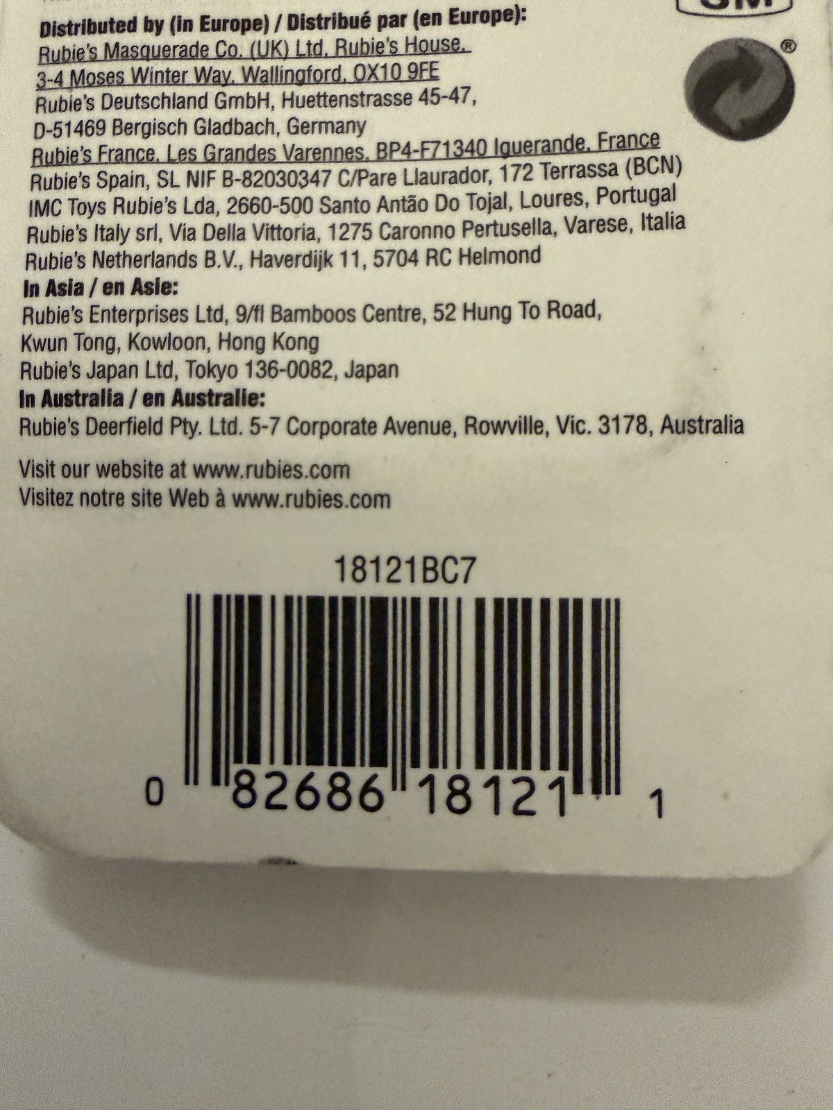 Rubies Black Cream Makeup .7 oz tube - Image 9