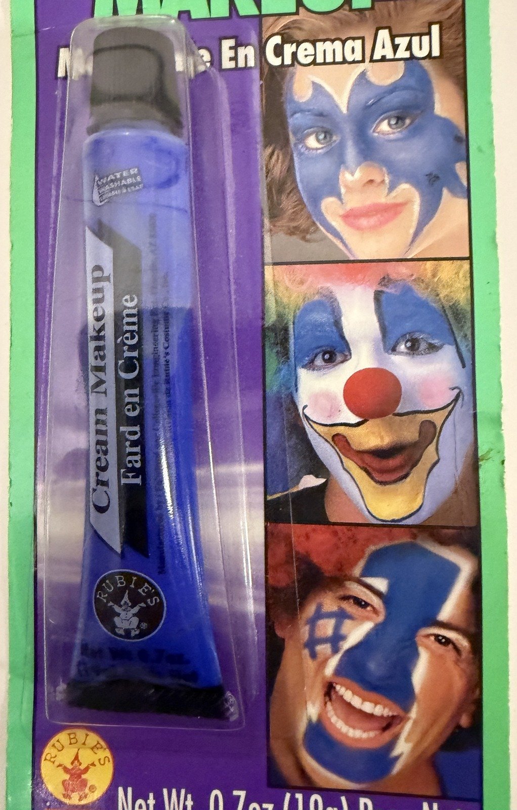 Rubies Blue Cream Makeup .7 oz tube - Image 7