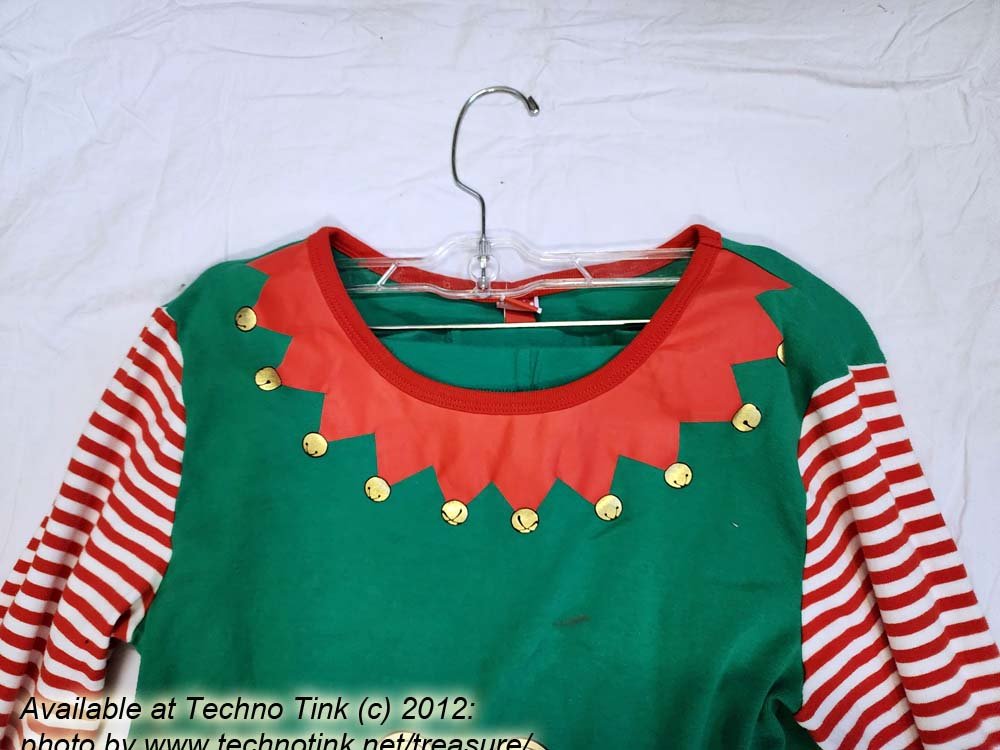 Holiday Set Pajamas Christmas Elf - Large - Image 2
