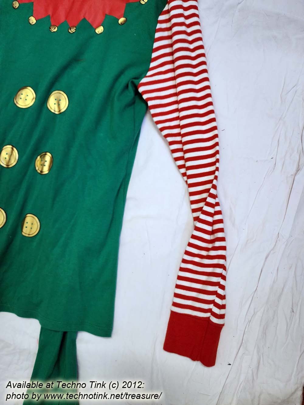 Holiday Set Pajamas Christmas Elf - Large - Image 4