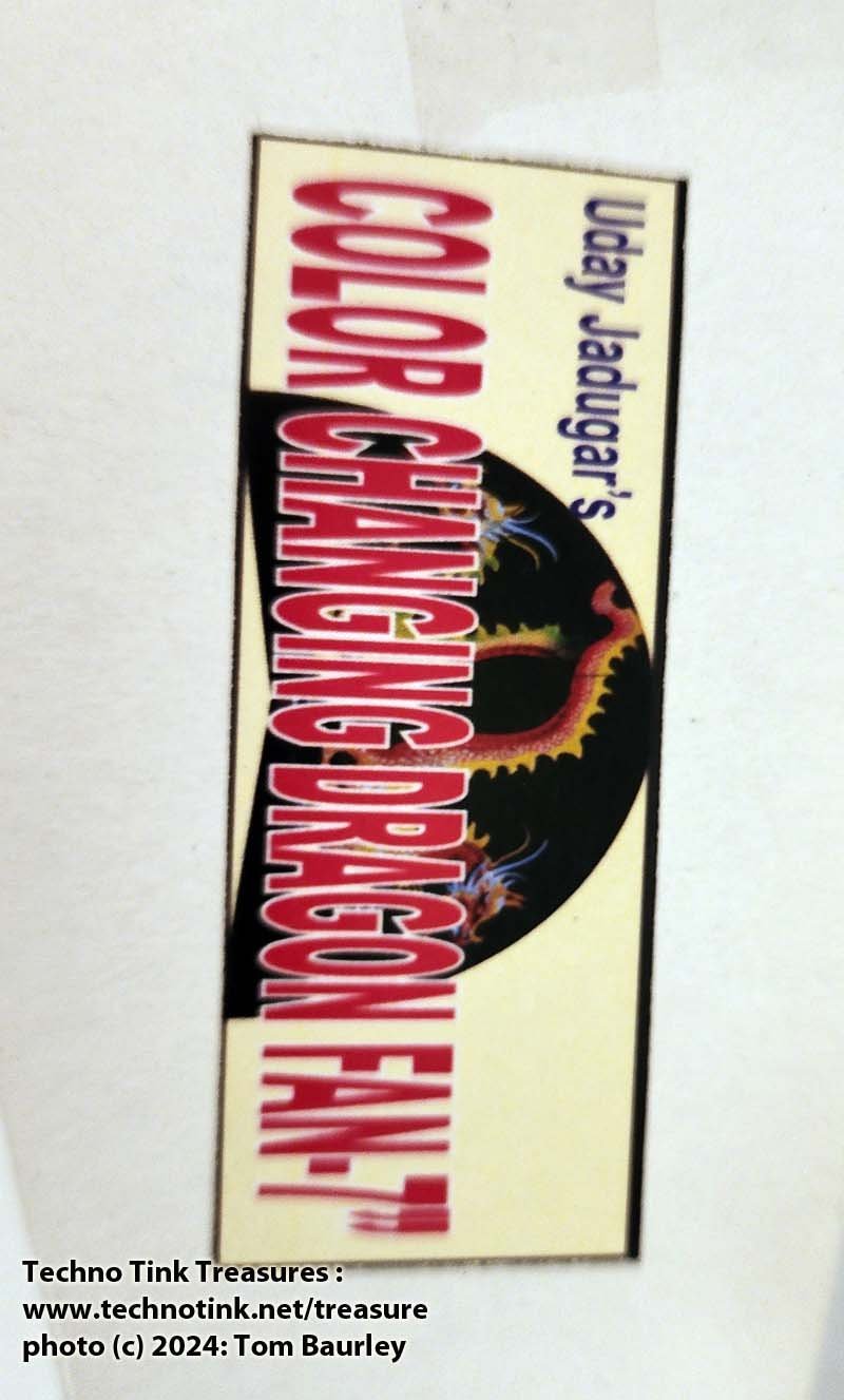 Color Changing Dragon Fan 7" - Image 3