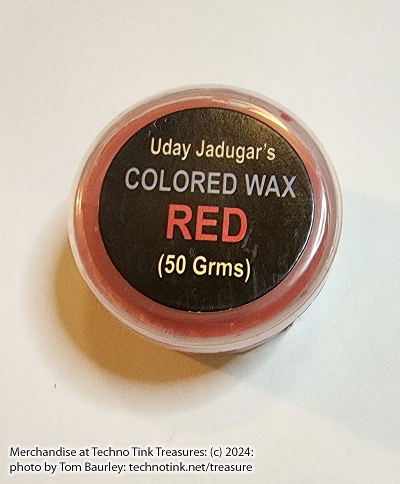 COLORED WAX (RED) 50grms. Wax by Uday Jadugar - Image 3
