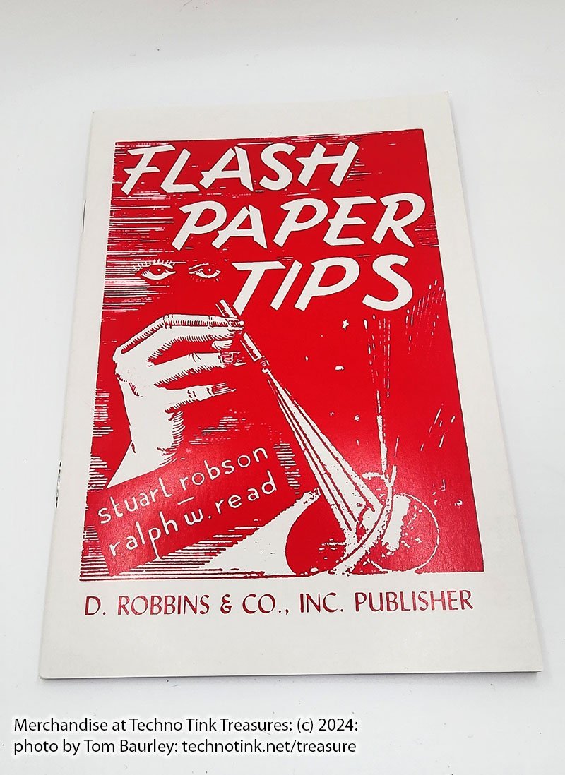 Flash Paper Tips by S. Robson and R. W. Read
