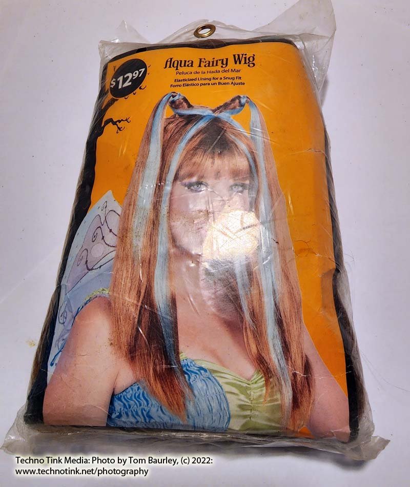 Blue and Brunette Aqua Fairy Wig