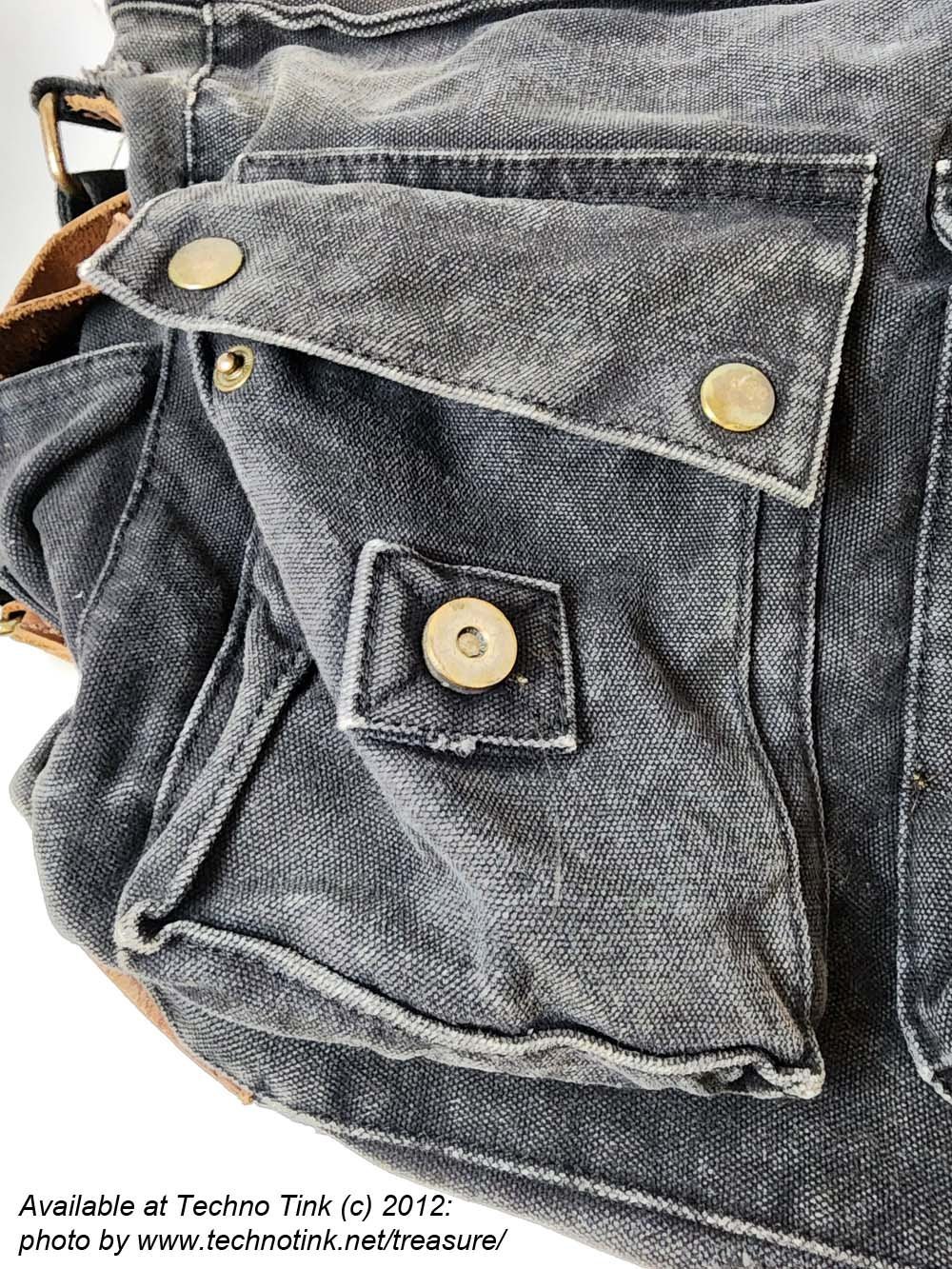 CLELO Black Shoulder Messenger Bag USED: GOOD - Image 9