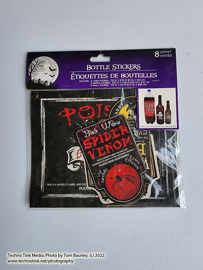 Halloween Bottle Labels (8 ct)
