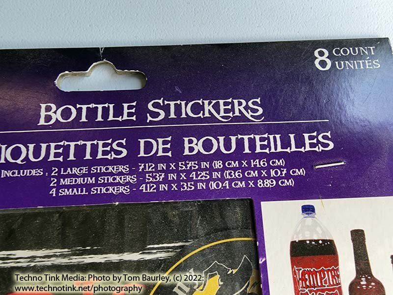 Halloween Bottle Labels (8 ct) - Image 3