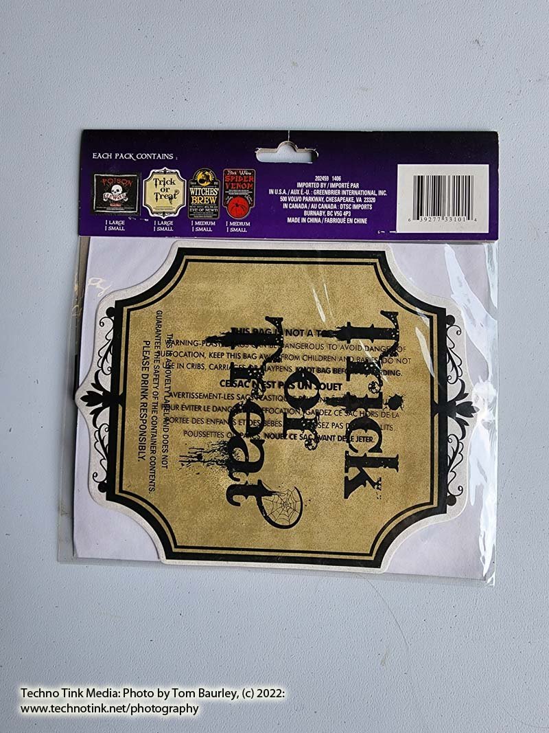 Halloween Bottle Labels (8 ct) - Image 4