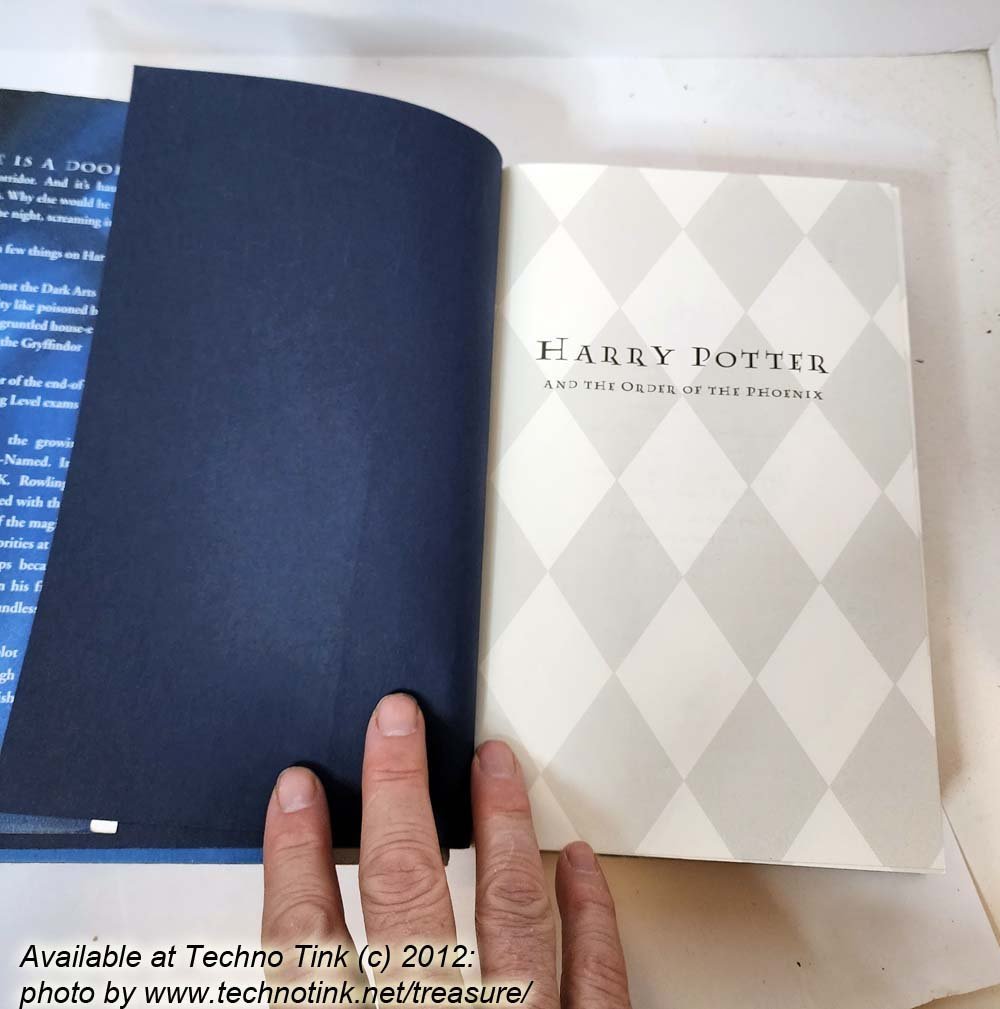 Harry Potter and the Order of the Phoenix by J.K. Rowling - Hardcover 2003 Used - Good - Image 13