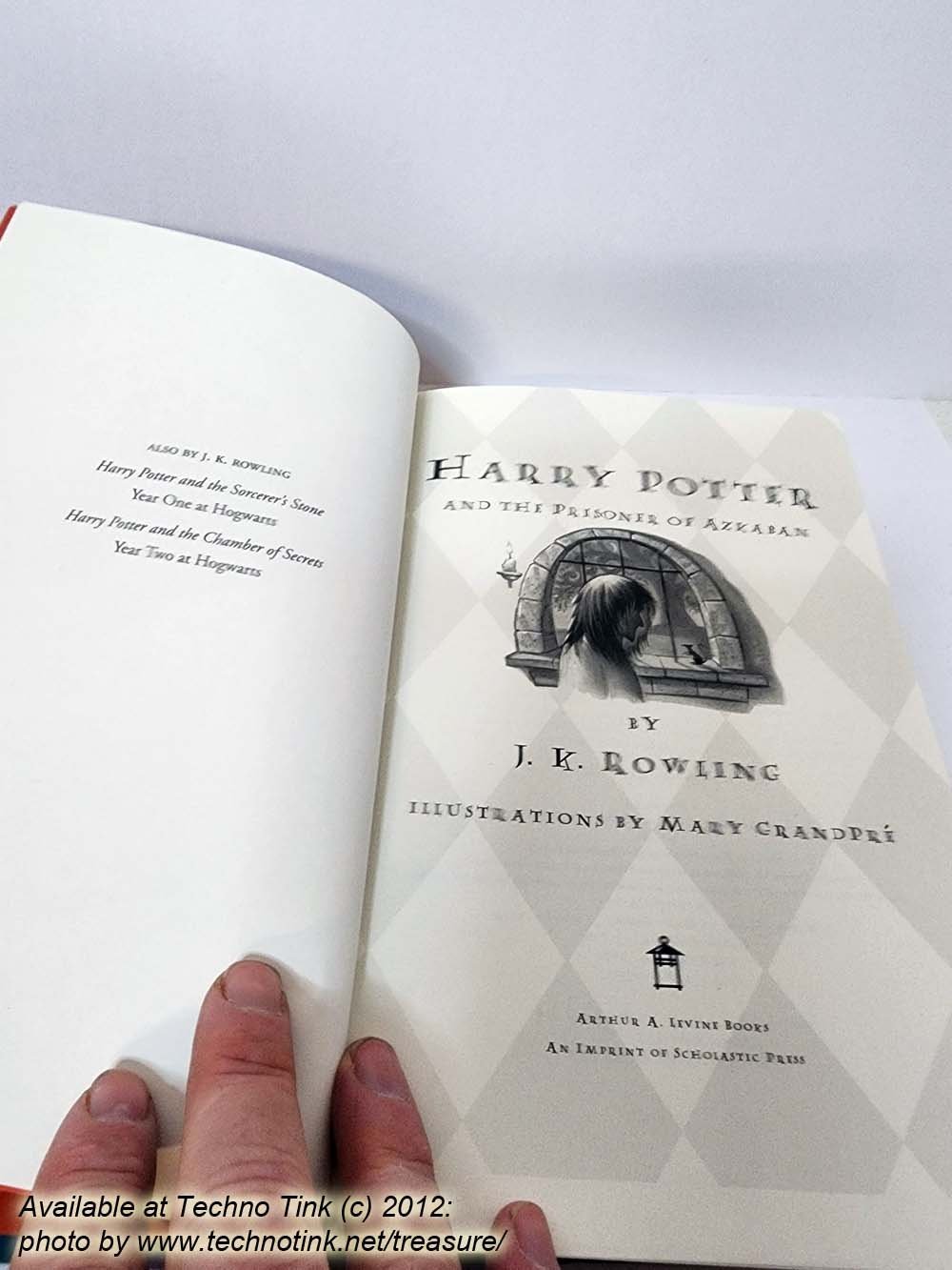 Harry Potter and the Prisoner of Azkaban by J.K. Rowling - Hardcover 1999 Used - Good - Image 8