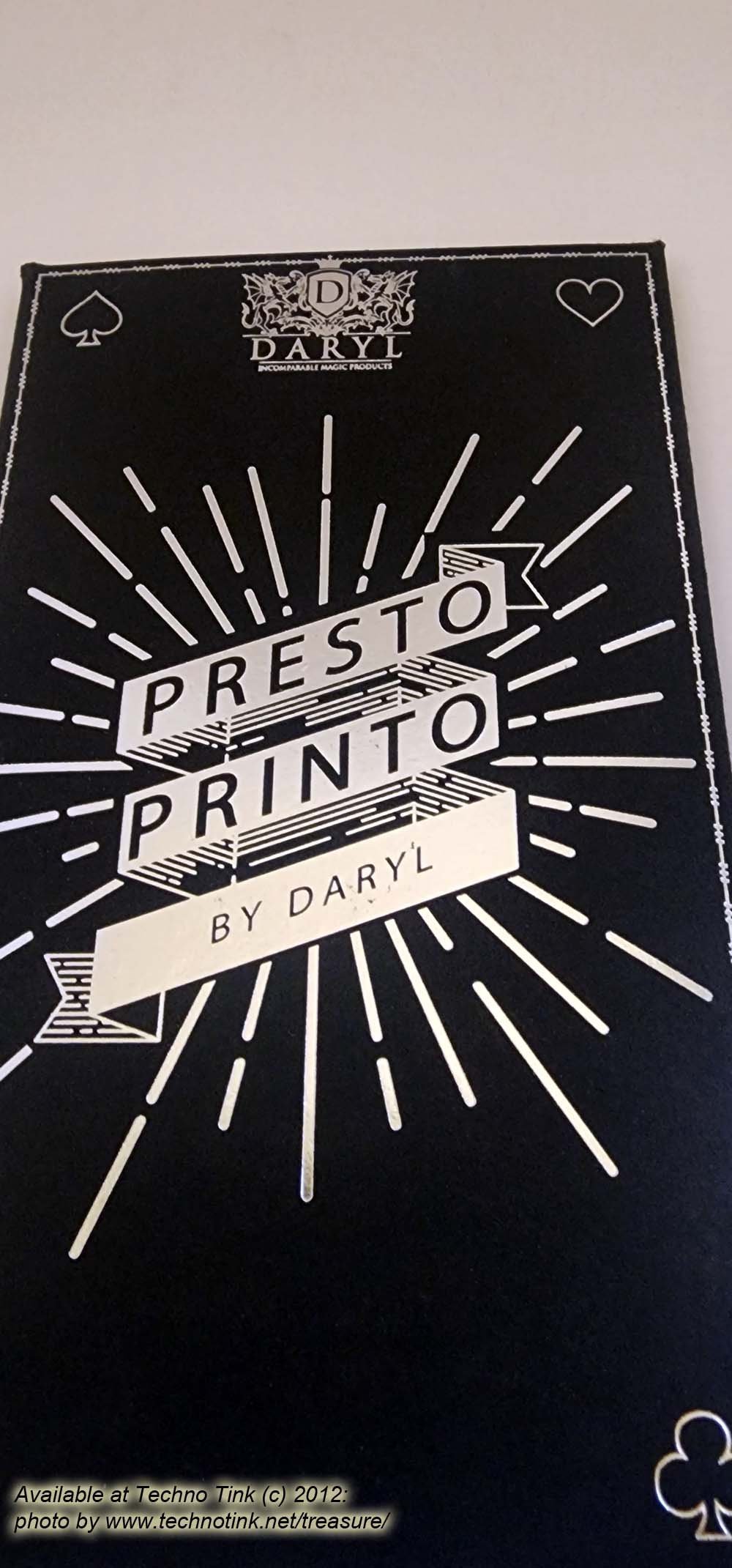 Presto Printo (With Online Instruction) by DARYL - Trick