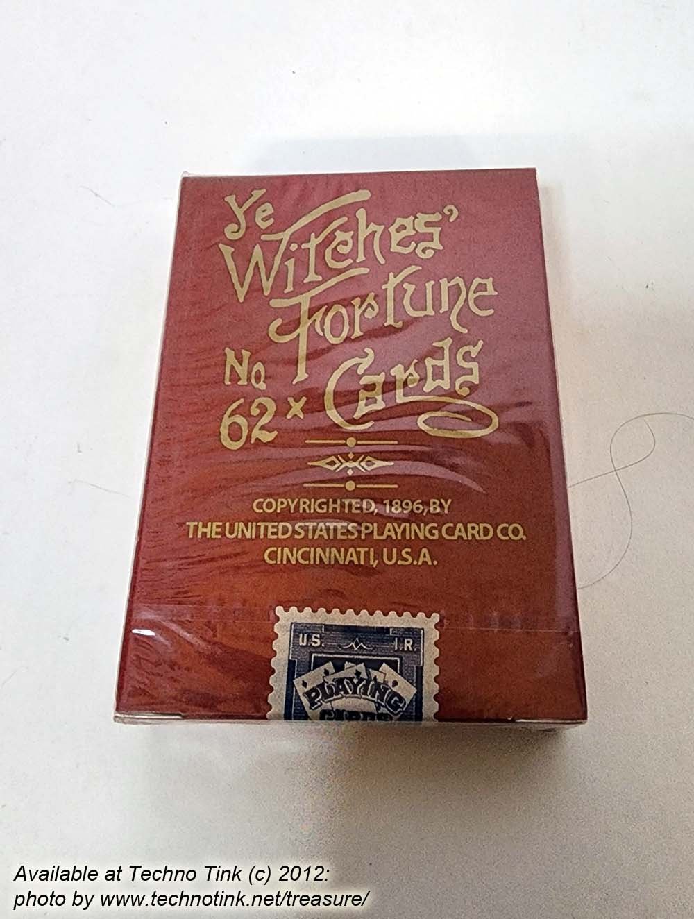 Limited Edition Ye Witches' Gold Gilded Fortune Cards (1 Way Back)(RED BOX) - Image 8