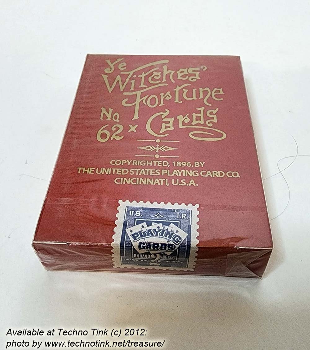 Limited Edition Ye Witches' Gold Gilded Fortune Cards (1 Way Back)(RED BOX) - Image 9