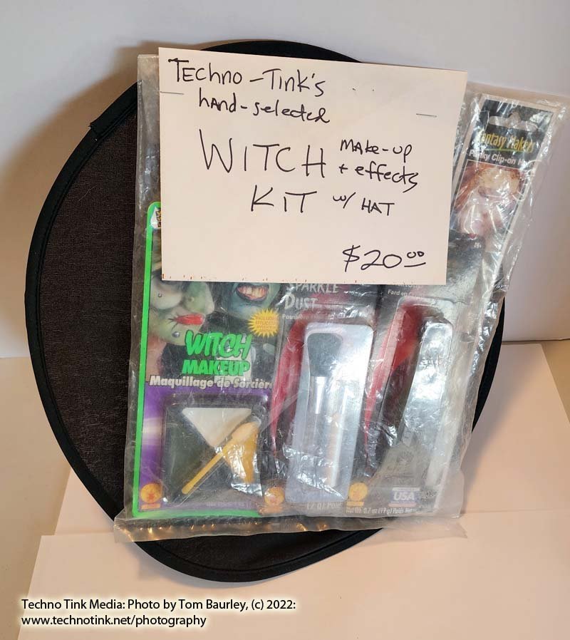 Custom Sparkle Witch Make-up Costume Kit compiled by Techno Tink - Image 12