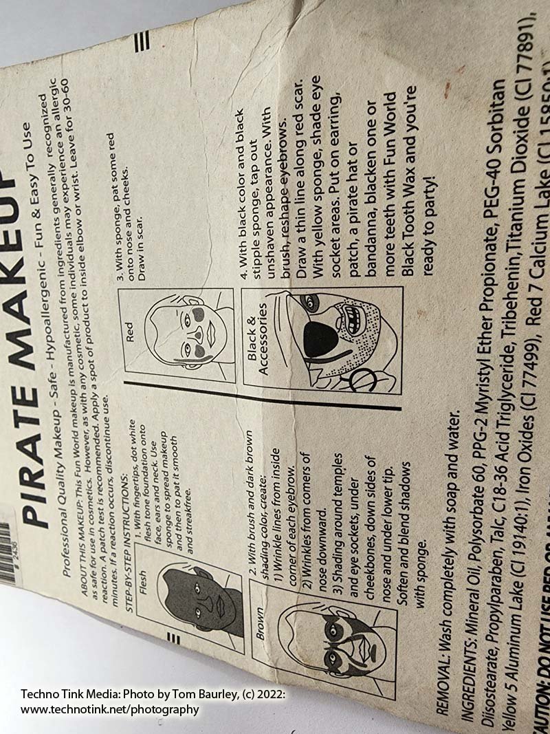 Fun World Pirate Makeup Kit for Rite Aid - Image 6