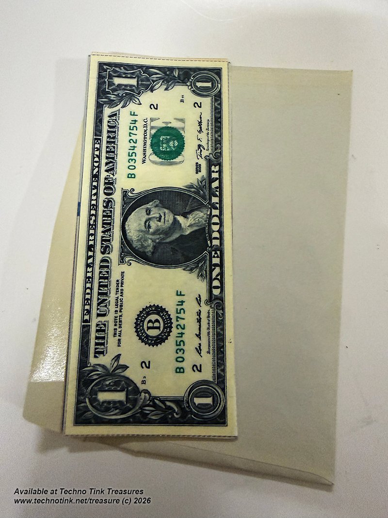Flash Dollar Bills - Assorted 2 each US $1 $10 $20 $50 $100 - Pack of 10 (PM) - Image 5