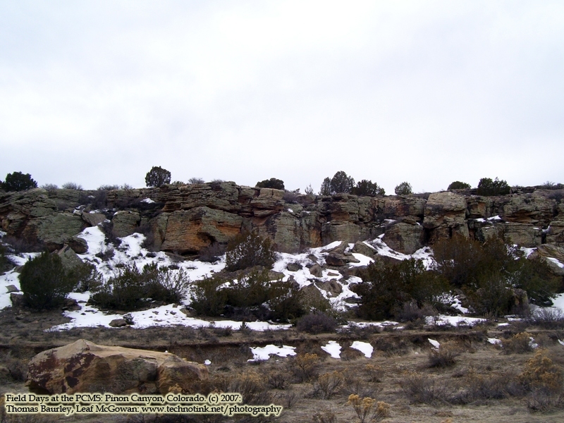Working at Pinon Canyon, Colorado