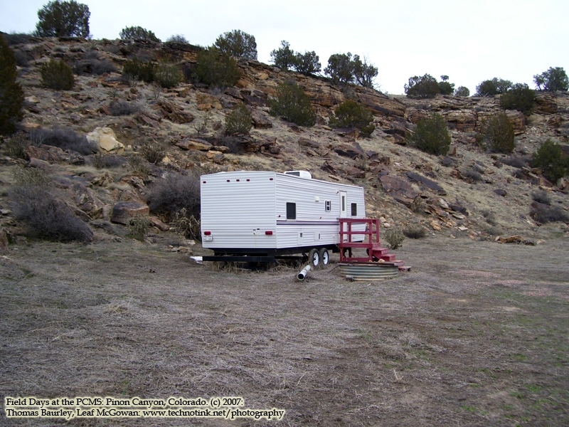 Working at Pinon Canyon, Colorado