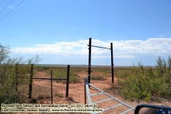 The Vandalized Roswell Alien Crash site outside of Roswell, New Mexico, USA. Obviously vandalized with the sign taken by the anti-alien league since their stickers are plastered on the sign post where the sign is no longer. September 11, 2012: Travelling from Colorado to New Mexico, USA. (c) 2012 - photography by Leaf McGowan, technogypsie.com. To purchase this photo, go to http://www.technogypsie.com/photography/?tcp_product_category=photoFor more information visit:Roswell Alien Crash Site: http://www.technogypsie.com/reviews/?p=847New Mexico: http://www.technogypsie.com/reviews/?p=4957http://www.technogypsie.com/reviews/For travel tales, visit:http://www.technogypsie.com/chronicles/