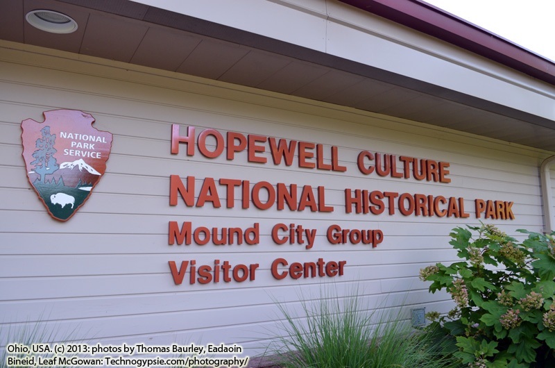 Hopewell Culture National Park - Mound City Group. Driving across Ohio to Wisconsin. Travels on the Great American Walkabout 2013 - enrout from South Carolina North to New York, and West to Oregon - Sunday, July 24, 2013.   Photography (c) 2013 Thomas Baurley, Eadaoin Bineid, Leaf McGowan, Technogypsie Productions. www.technogypsie.com/photography/.  To follow the stories and tales visit http://www.technogypsie.com/reviews/ and http://www.technogypsie.com/chronicles/