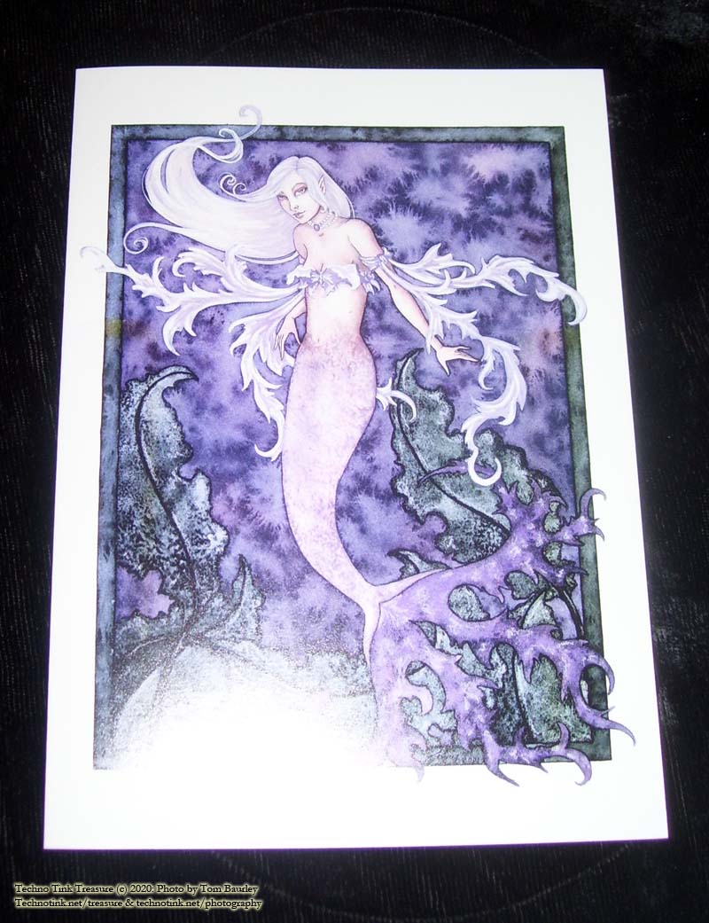 Pearl Mermaid Fantasy Card by Amy Brown - Image 2