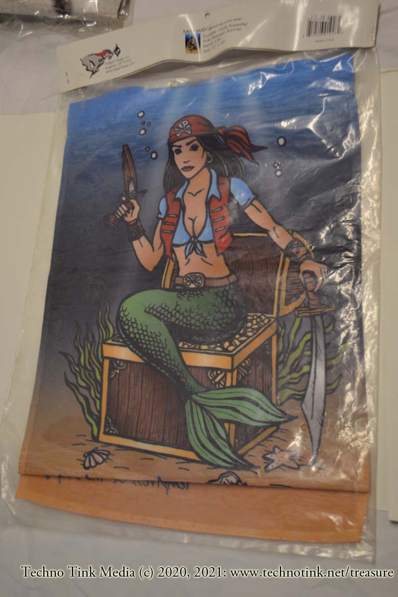 Mer Matey Mermaid Banner, 42 x 30 x .5 (12 x 18 in) - Image 3