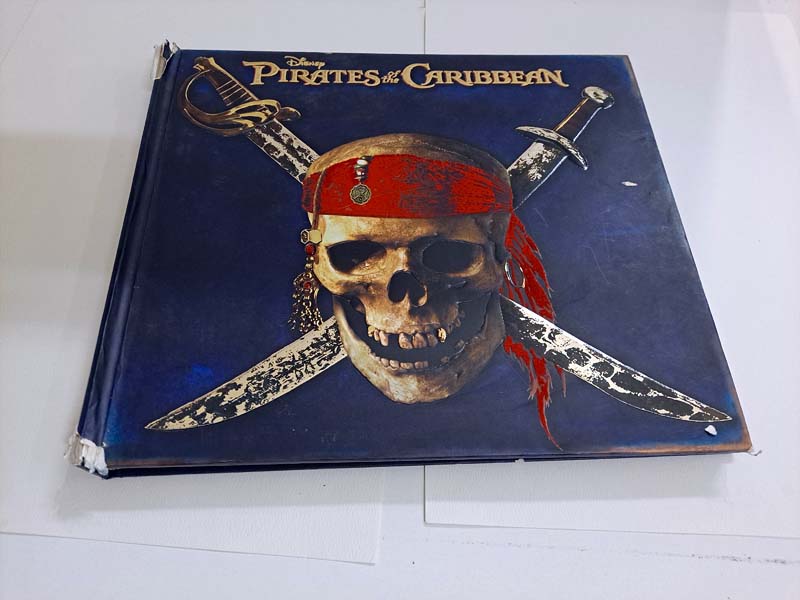 Used Hard Cover Disney's Pirates of the Carribean Book