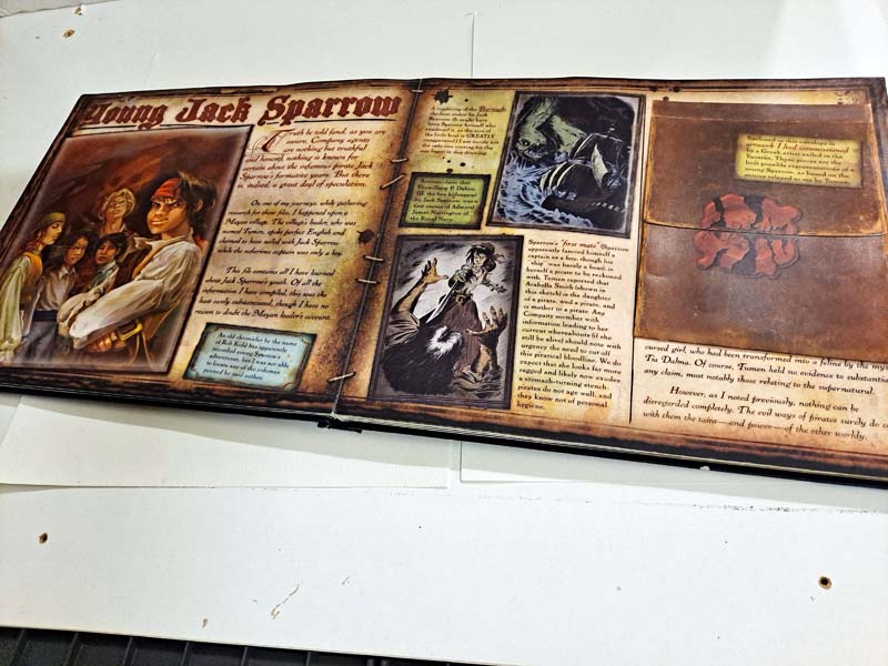 Used Hard Cover Disney's Pirates of the Carribean Book - Image 7