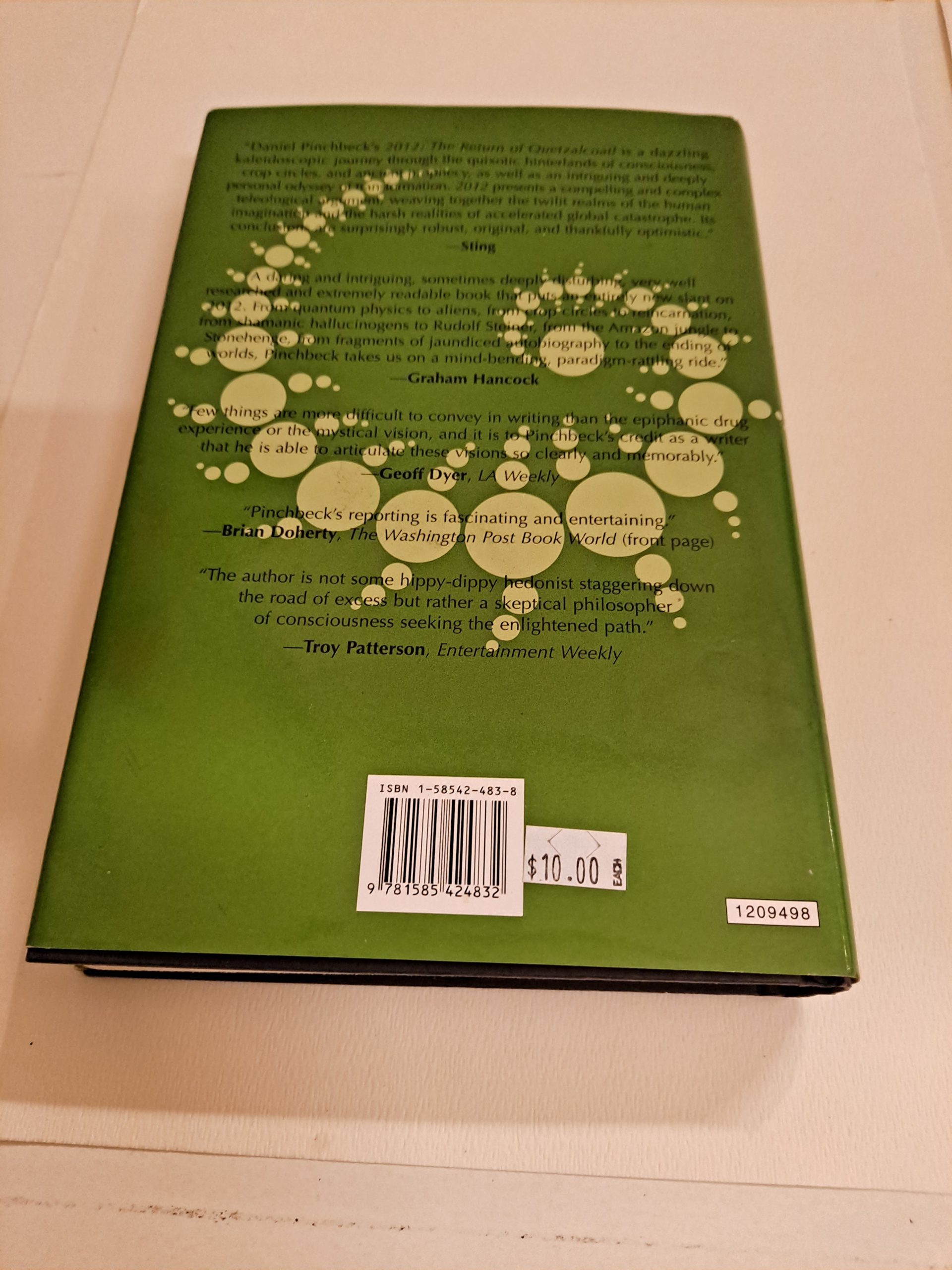 2012: The Return of Quetzalcoatl by Daniel Pinchbeck (hardcover) - Image 2