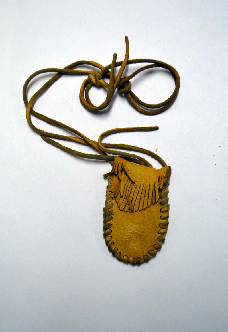 Small Tan Medicine Bag - Image 2