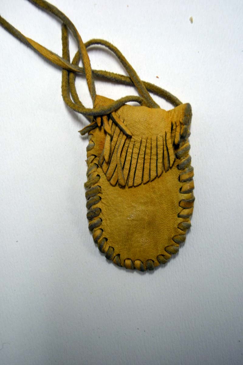 Small Tan Medicine Bag