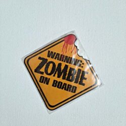 Car Magnet: Warning Zombie on Board