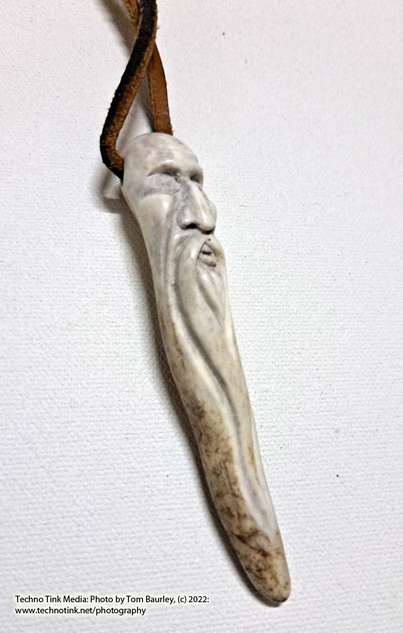 Carved Antler Tip - Viking Elder - LG by Jay Jones - Image 9