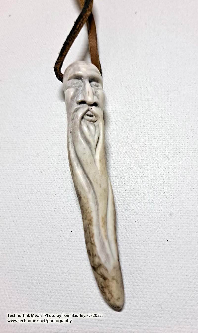 Carved Antler Tip - Viking Elder - LG by Jay Jones - Image 10