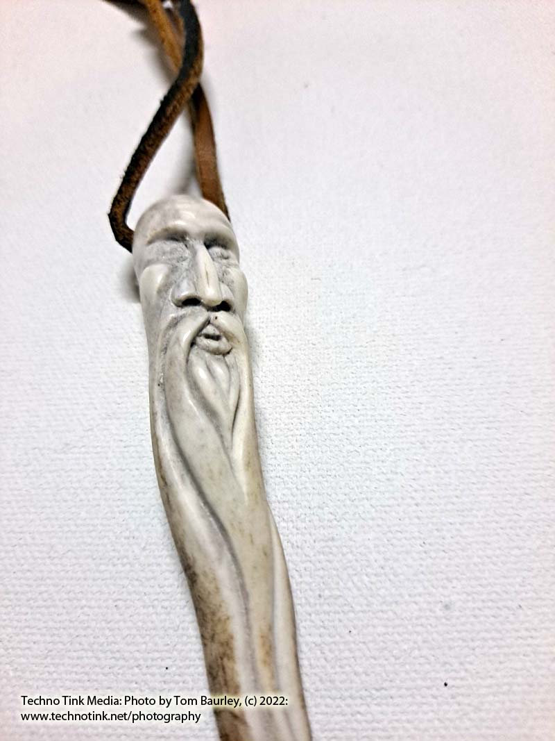 Carved Antler Tip - Viking Elder - LG by Jay Jones - Image 11