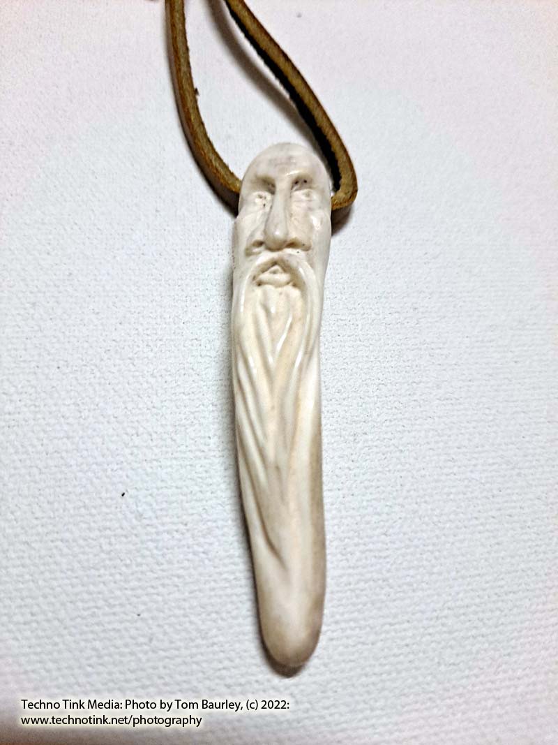 Carved Antler Tip - Viking Elder - LG by Jay Jones - Image 14