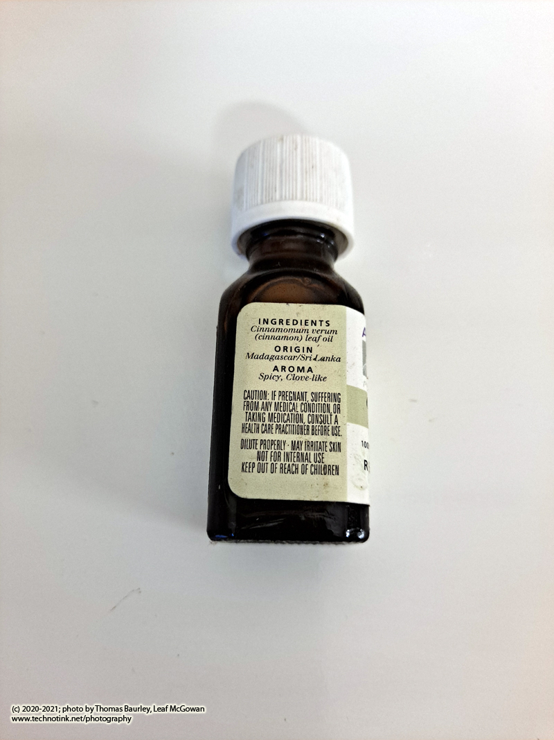 Cinnamon leaf, Aura Cacia essential oil .5 fl oz - Image 4