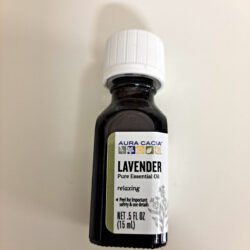 Lavender 100% pure essential oil from Aura Cacia, .5 fluid ounce