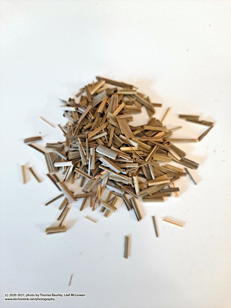 Lemongrass, one ounce - cut and sifted