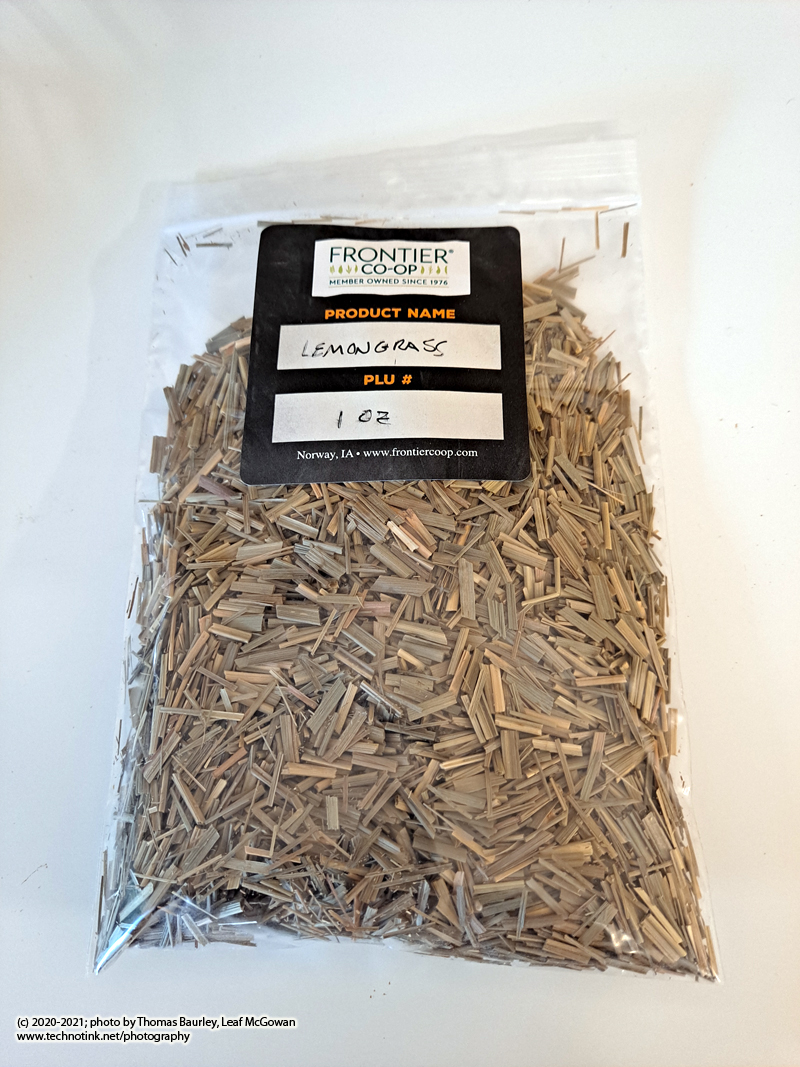 Lemongrass, one ounce - cut and sifted - Image 3