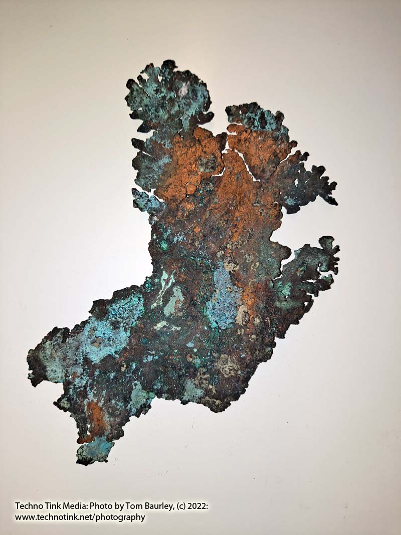 Natural Copper Crystal Leaf Mineral