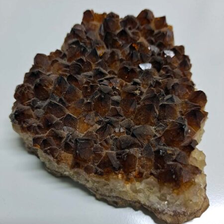 Medium Dark Orange Citrine Quartz Cluster 3" x 3" x .75"