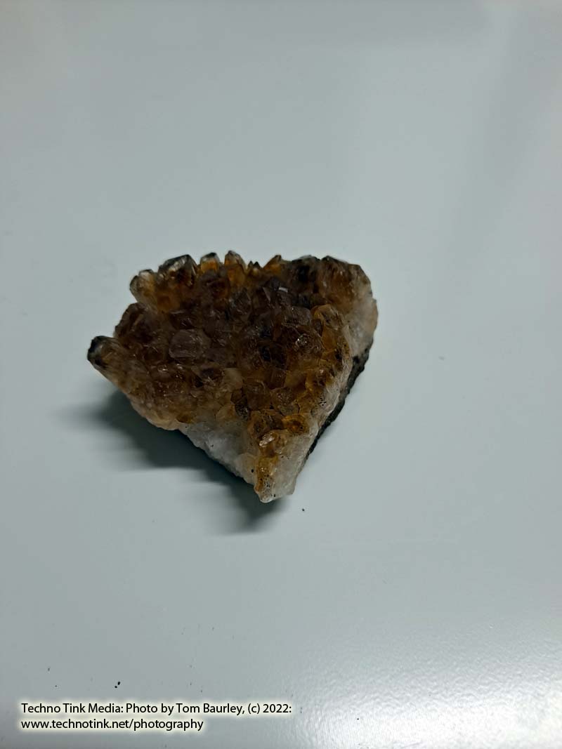 Small Orange Citrine Quartz Cluster 2" x 1.5" x 1" - Image 3