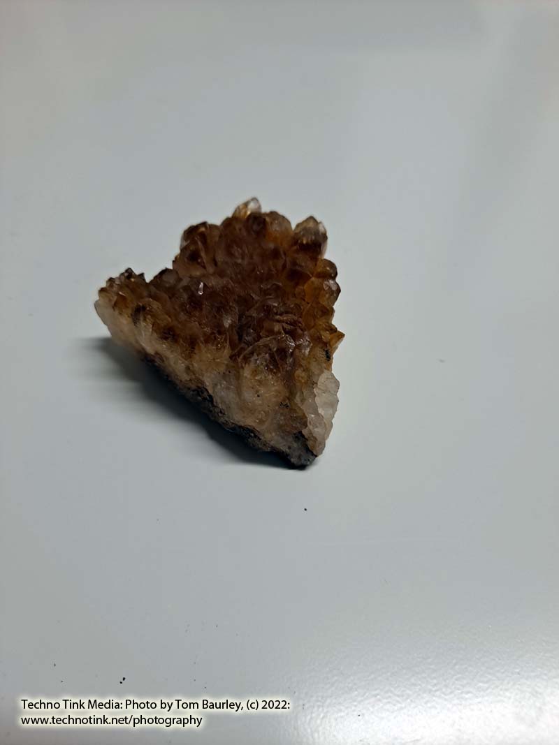 Small Orange Citrine Quartz Cluster 2" x 1.5" x 1" - Image 4