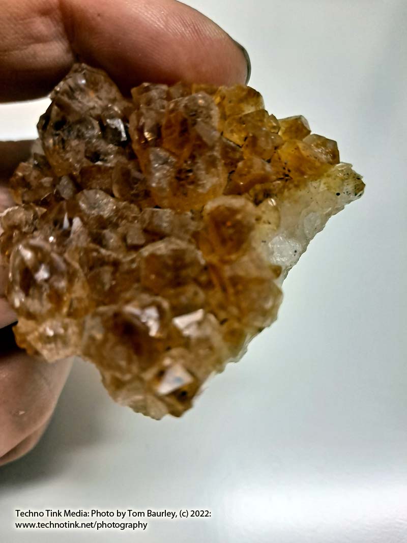 Small Orange Citrine Quartz Cluster 2" x 1.5" x 1" - Image 7