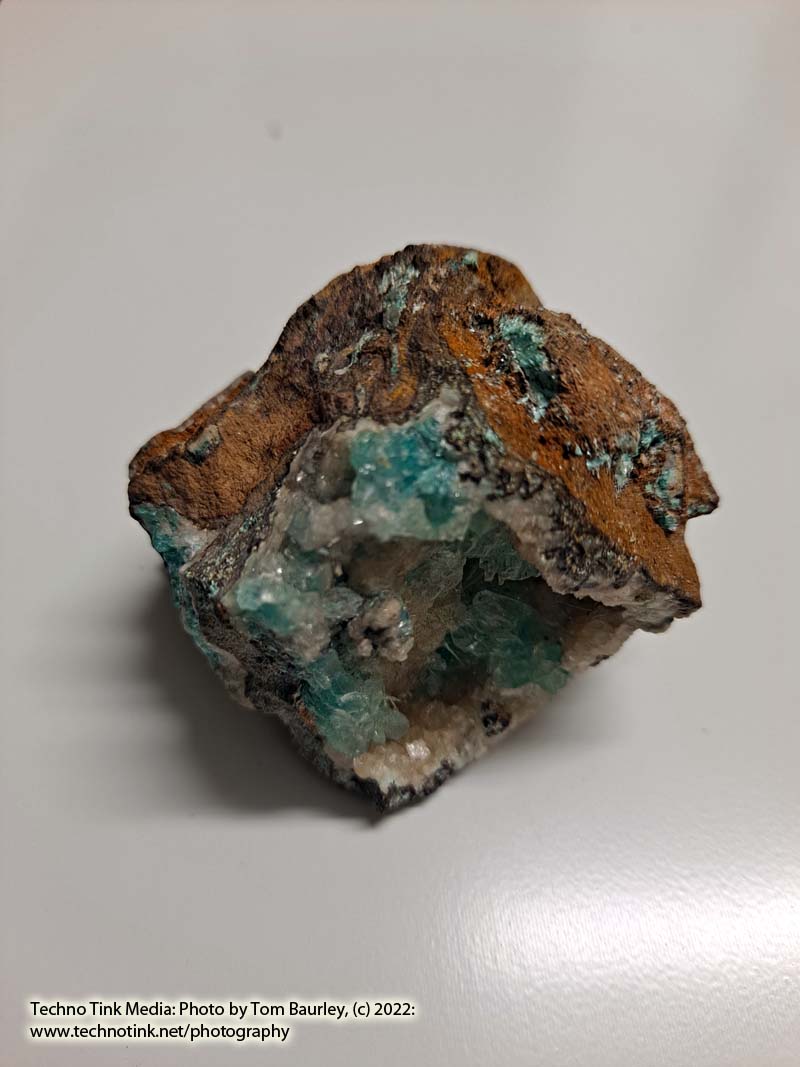 Small Aurichalcite Nodule with crystal cavity, 2"x2"x1.5" - Image 2