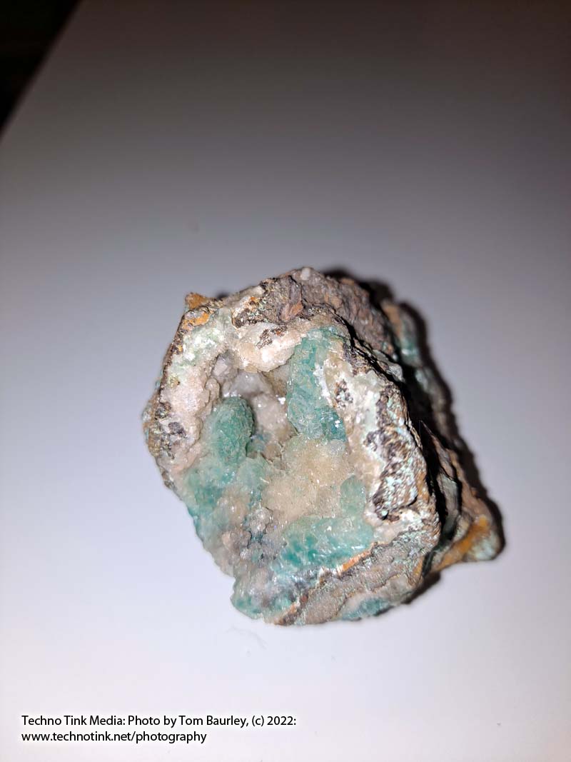 Small Aurichalcite Nodule with crystal cavity, 2"x2"x1.5" - Image 7