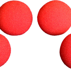 2 inch Super Soft Sponge Ball (Red) Pack of 4 from Magic by Gosh